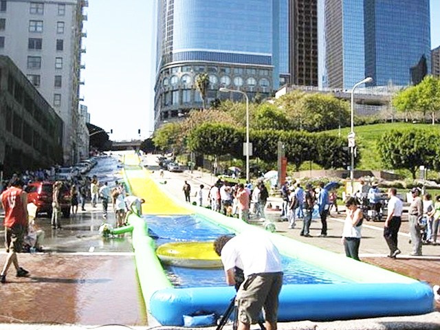 50 Meters Long Water Slide, Slide The City For Adult And Kids BY-STC-021